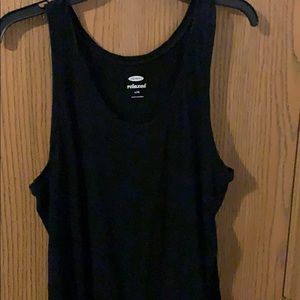 Black tank top